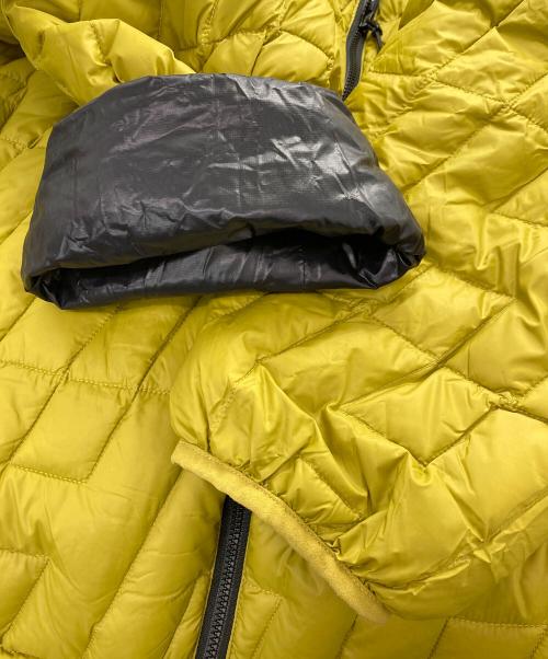 HUF（ハフ）HUF (ハフ) TAION (タイオン) CASCADE PACKABLE HOODED DOWN JACKET イエロー サイズ:XLの古着・服飾アイテム