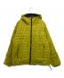 HUF（ハフ）の古着「CASCADE PACKABLE HOODED DOWN JACKET」｜イエロー