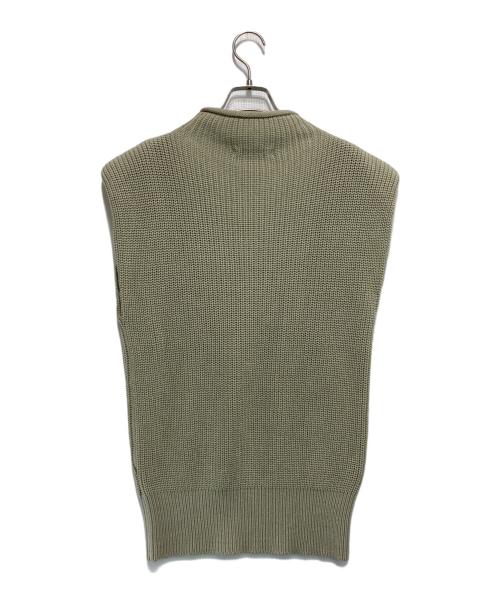 Rene（ルネ）Rene (ルネ) フラワーチュール ニットベスト プルオーバー ベージュ サイズ:36の古着・服飾アイテム