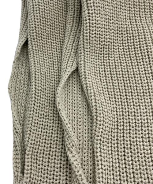 Rene（ルネ）Rene (ルネ) フラワーチュール ニットベスト プルオーバー ベージュ サイズ:36の古着・服飾アイテム