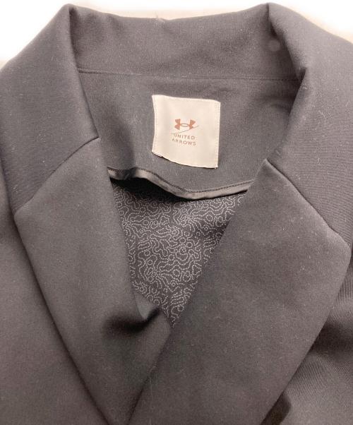 UNDER ARMOUR（アンダーアーマー）UNDER ARMOUR (アンダーアーマー) UNITED ARROWS (ユナイテッドアローズ) ラッシュ ポンチ スウェット ガウンジャケット ブラック サイズ:Mの古着・服飾アイテム