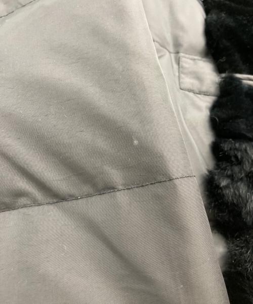 Max Mara WEEK END LINE（マックスマーラ ウイークエンドライン）MAX MARA WEEK END LINE (マックスマーラ ウイークエンドライン) ファーコンビダウンジャケット ブラック サイズ:36の古着・服飾アイテム