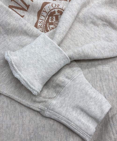 Americana（アメリカーナ）Americana (アメリカーナ) カレッジプリントフーディ グレー サイズ:Mの古着・服飾アイテム