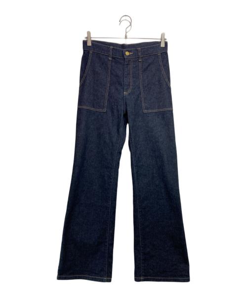 MUSE de Deuxieme Classe（ミューズ ドゥーズィエム クラス）MUSE de Deuxieme Classe (ミューズ ドゥーズィエム クラス) STRAIGHT FLARE DENIM インディゴ サイズ:36の古着・服飾アイテム