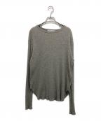 Hello Bonjour!ハローボンジュール）の古着「Rib L/S T-SH」｜グレー