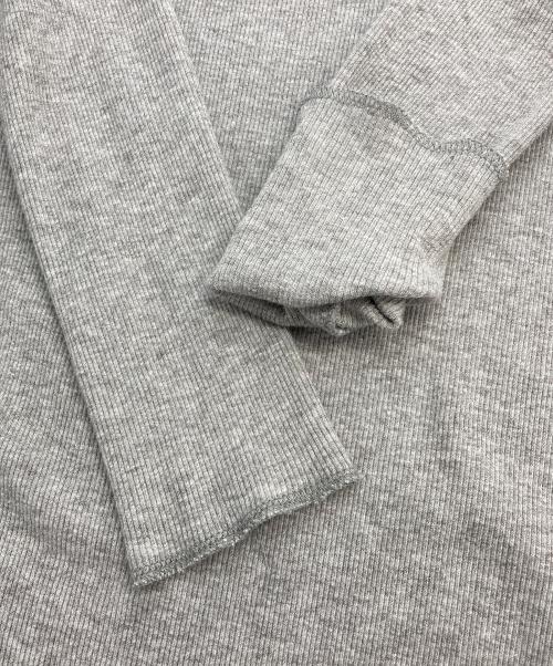 Hello Bonjour!（ハローボンジュール）Hello Bonjour! (ハローボンジュール) Rib L/S T-SH グレー サイズ:freeの古着・服飾アイテム