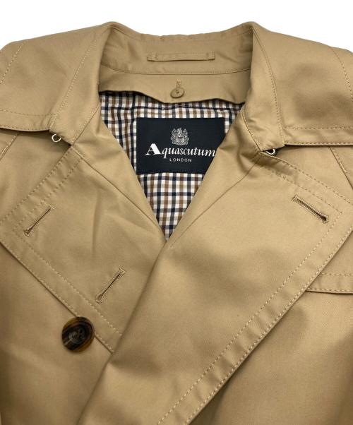 Aquascutum（アクアスキュータム）Aquascutum (アクアスキュータム) ライナー付トレンチコート ベージュ サイズ:8の古着・服飾アイテム