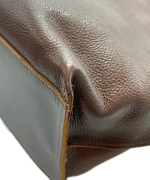 IL BISONTE（イル ビゾンテ）IL BISONTE (イル ビゾンテ) レザートートバッグ ブラウンの古着・服飾アイテム