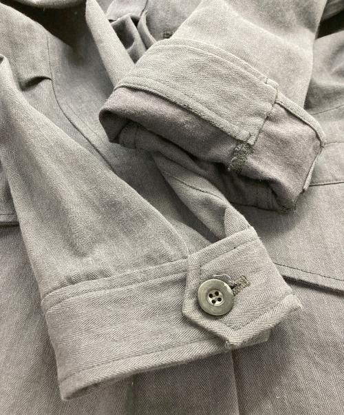 Ron Herman（ロンハーマン）Ron Herman (ロンハーマン) UNION LAUNCH (ユニオンランチ) 別注VH Jacket ヘリンボーンミリタリージャケット ネイビー サイズ:Lの古着・服飾アイテム