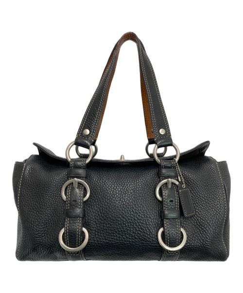 COACH（コーチ）COACH (コーチ) チェルシーサッチェルレザーバッグ ブラックの古着・服飾アイテム
