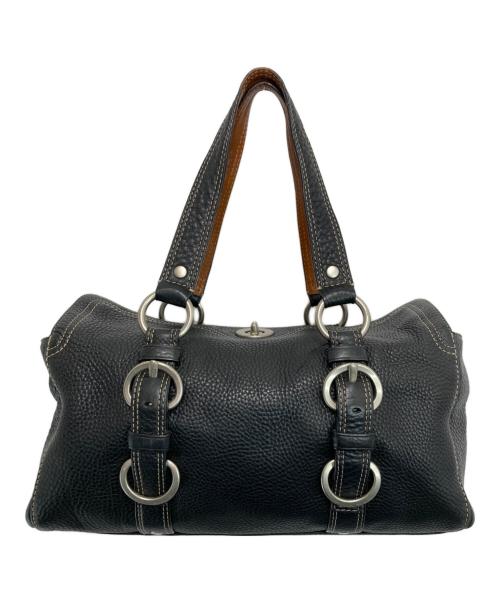 COACH（コーチ）COACH (コーチ) チェルシーサッチェルレザーバッグ ブラックの古着・服飾アイテム