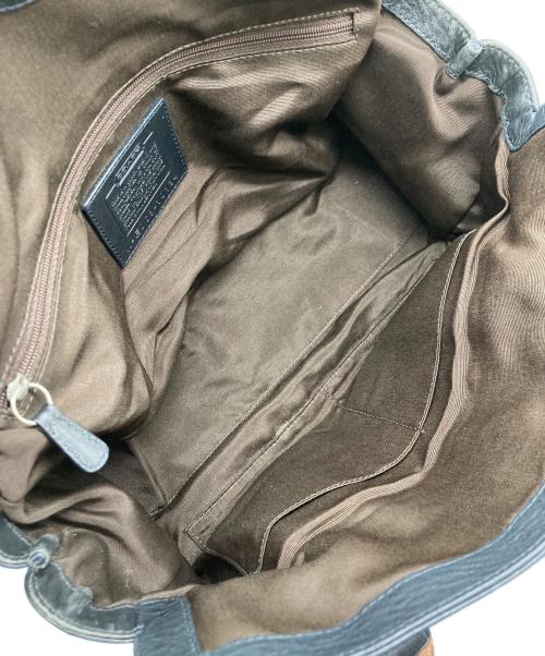 COACH（コーチ）COACH (コーチ) チェルシーサッチェルレザーバッグ ブラックの古着・服飾アイテム