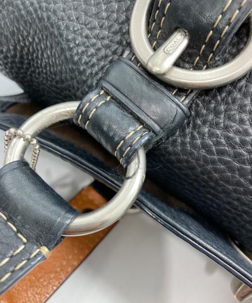 COACH（コーチ）COACH (コーチ) チェルシーサッチェルレザーバッグ ブラックの古着・服飾アイテム