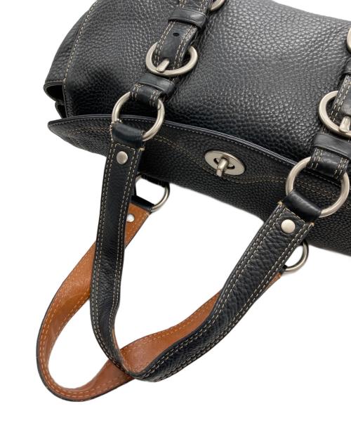 COACH（コーチ）COACH (コーチ) チェルシーサッチェルレザーバッグ ブラックの古着・服飾アイテム