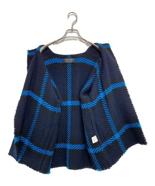 john branigan（ジョンブラニガン）john branigan (ジョンブラニガン) Fringe Wrap Jacket ネイビー サイズ:FREEの古着・服飾アイテム