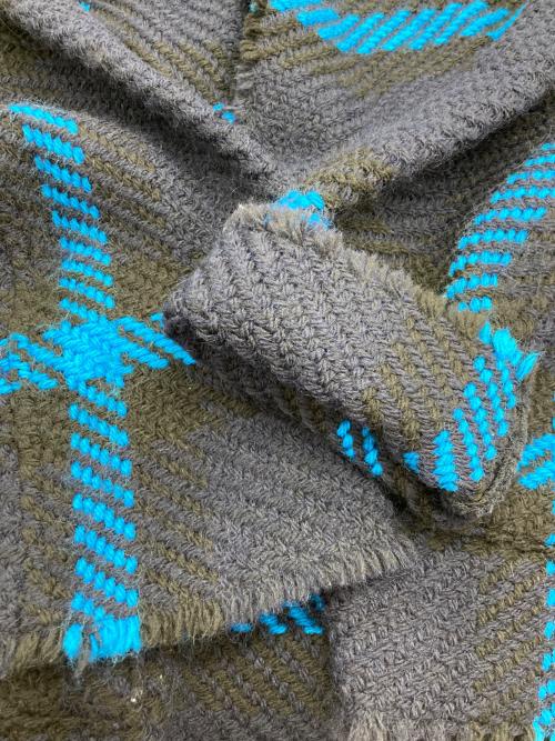 john branigan（ジョンブラニガン）john branigan (ジョンブラニガン) Fringe Wrap Jacket ネイビー サイズ:FREEの古着・服飾アイテム