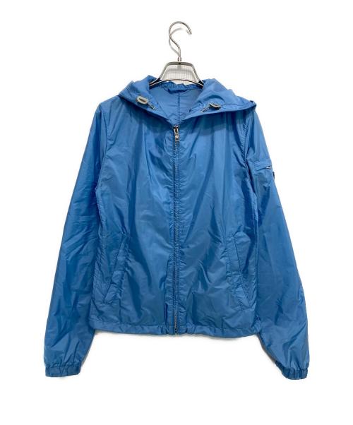 PRADA SPORTS（プラダスポーツ）PRADA SPORTS (プラダスポーツ) プレートナイロンジャケット スカイブルー サイズ:38の古着・服飾アイテム