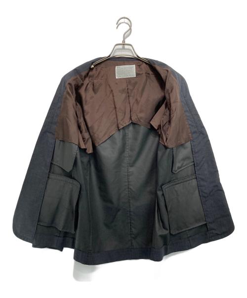 KOLOR（カラー）KOLOR (カラー) ウーリータフタ テーラード ジャケット グレー サイズ:1の古着・服飾アイテム