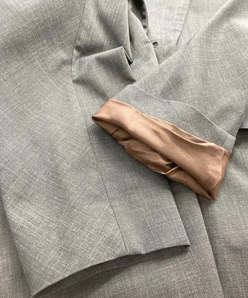 KOLOR（カラー）KOLOR (カラー) ウーリータフタ テーラード ジャケット グレー サイズ:1の古着・服飾アイテム