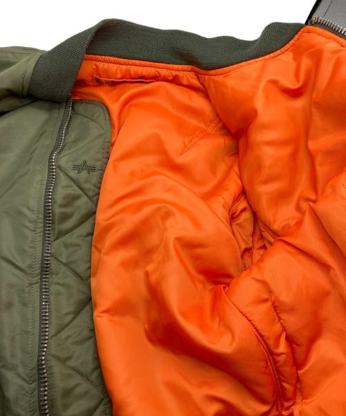 ALPHA（アルファ）ALPHA (アルファ) MA-1ジャケット カーキ サイズ:Sの古着・服飾アイテム