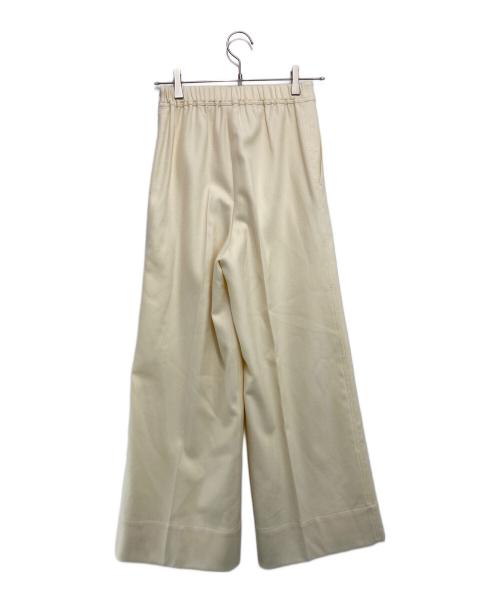 BALLSEY（ボールジィ）BALLSEY (ボールジィ) ストレッチボタニー ワイドパンツ アイボリー サイズ:32の古着・服飾アイテム