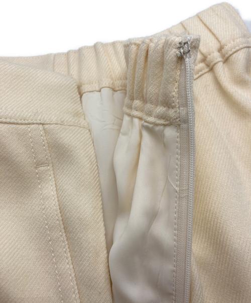 BALLSEY（ボールジィ）BALLSEY (ボールジィ) ストレッチボタニー ワイドパンツ アイボリー サイズ:32の古着・服飾アイテム