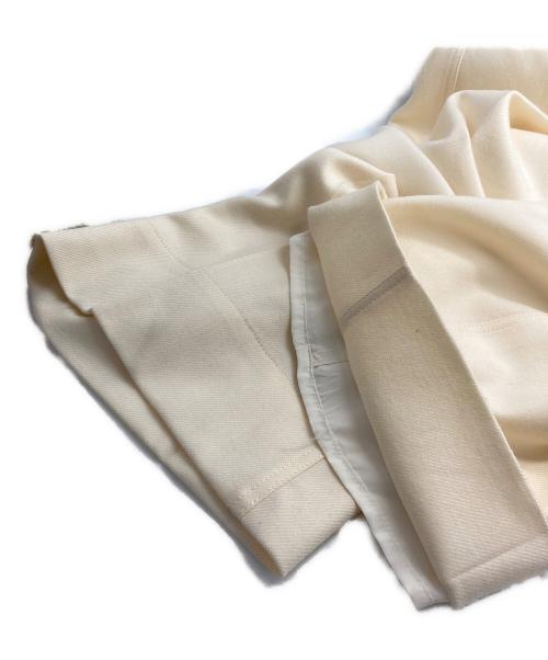 BALLSEY（ボールジィ）BALLSEY (ボールジィ) ストレッチボタニー ワイドパンツ アイボリー サイズ:32の古着・服飾アイテム