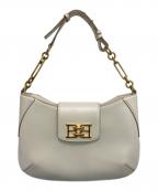 BALLYバリー）の古着「Breanneレザーショルダーバッグ」｜アイボリー