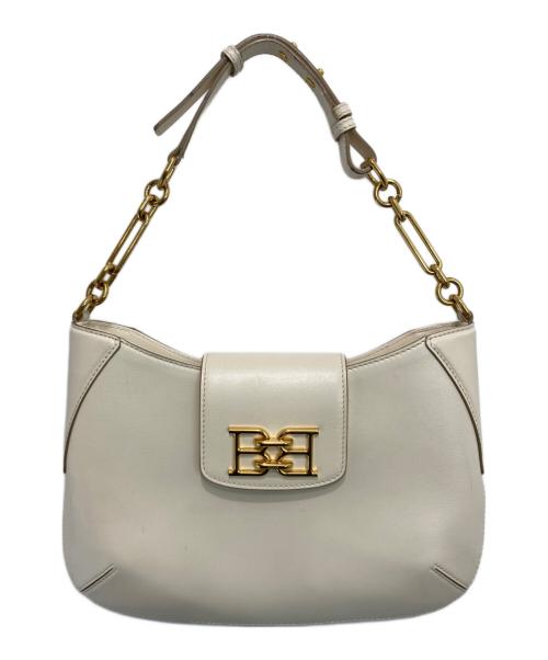 BALLY（バリー）BALLY (バリー) Breanneレザーショルダーバッグ アイボリーの古着・服飾アイテム