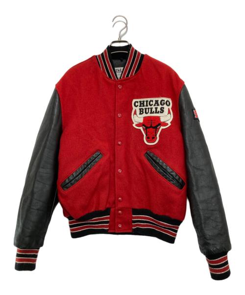 DeLong（デロング）DeLong (デロング) スタジャン レッド サイズ:38の古着・服飾アイテム