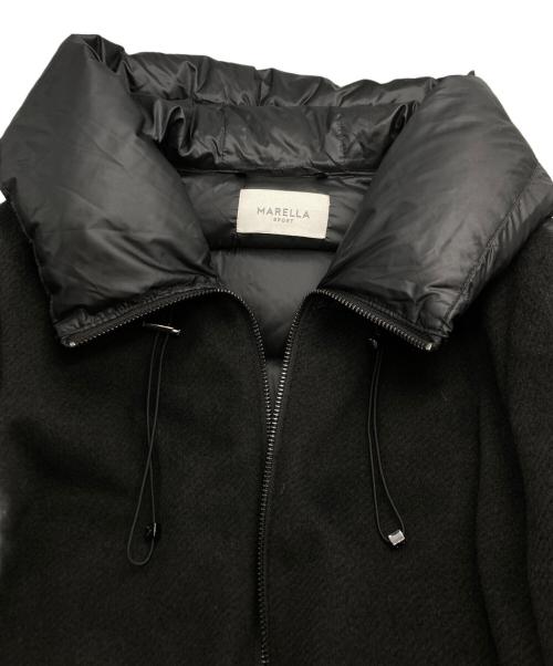 MARELLA（マレーラ）MARELLA (マレーラ) 中綿切替ジャケット ブラック サイズ:170/92Aの古着・服飾アイテム