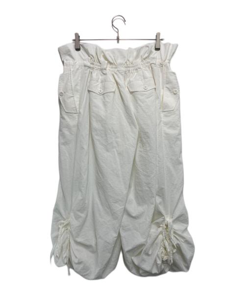 A VACATION（ア ヴァケーション）A VACATION (ア ヴァケーション) AVC Gather PT ホワイト サイズ:Ｆの古着・服飾アイテム