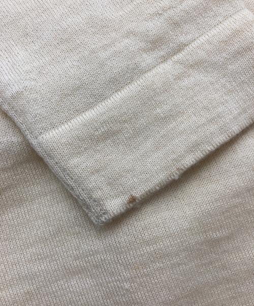 45R（フォーティファイブ・アール）45R (フォーティファイブ・アール) USモーニットソーレースdeヘンリー ベージュ サイズ:2の古着・服飾アイテム