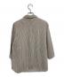 MARGARET HOWELL (マーガレットハウエル) TRAMS STRIPE COTTON SILK 長袖ブラウス ベージュ サイズ:2：8000円