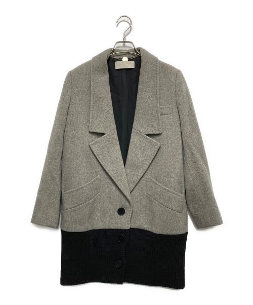 STELLA McCARTNEY（ステラマッカートニー）STELLA McCARTNEY (ステラマッカートニー) カシミヤウール混コート グレー サイズ:38の古着・服飾アイテム