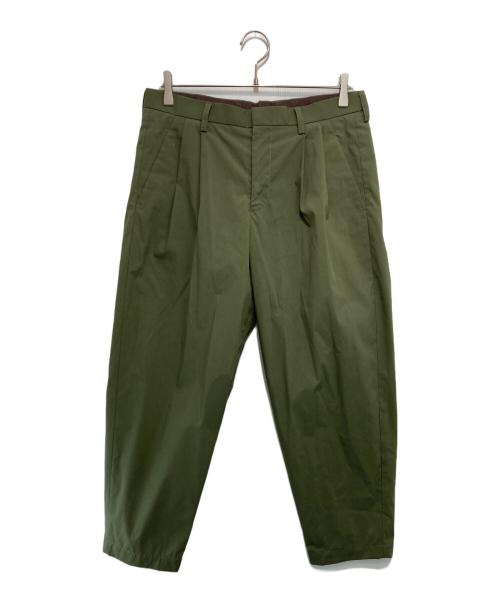 KOLOR（カラー）KOLOR (カラー) 高密度ウェザーストレッチ PANTS カーキ サイズ:2の古着・服飾アイテム