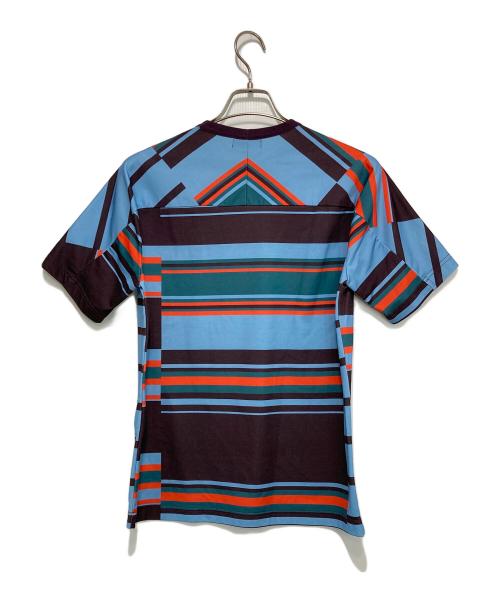 KOLOR（カラー）KOLOR (カラー) ボーダープリントTシャツ パープル サイズ:1の古着・服飾アイテム