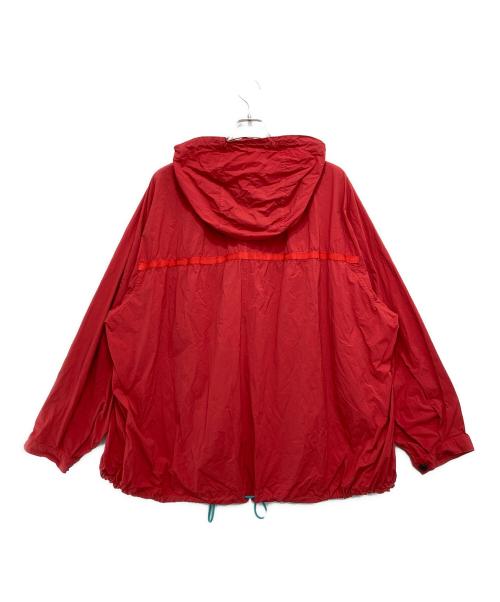 KOLOR（カラー）KOLOR (カラー) DYED NYLON PULLOVER ANORAK レッド サイズ:2の古着・服飾アイテム