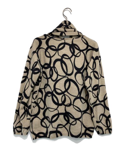 MaxMara（マックスマーラ）MaxMara (マックスマーラ) ボウタイニット ベージュ サイズ:Sの古着・服飾アイテム