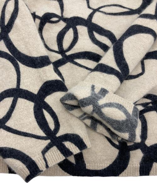 MaxMara（マックスマーラ）MaxMara (マックスマーラ) ボウタイニット ベージュ サイズ:Sの古着・服飾アイテム