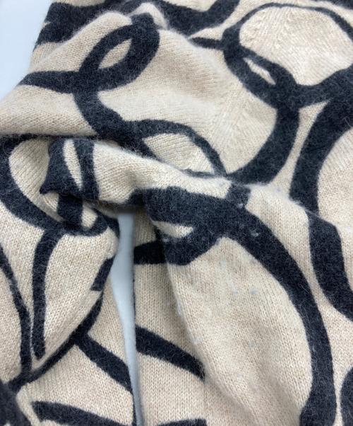 MaxMara（マックスマーラ）MaxMara (マックスマーラ) ボウタイニット ベージュ サイズ:Sの古着・服飾アイテム