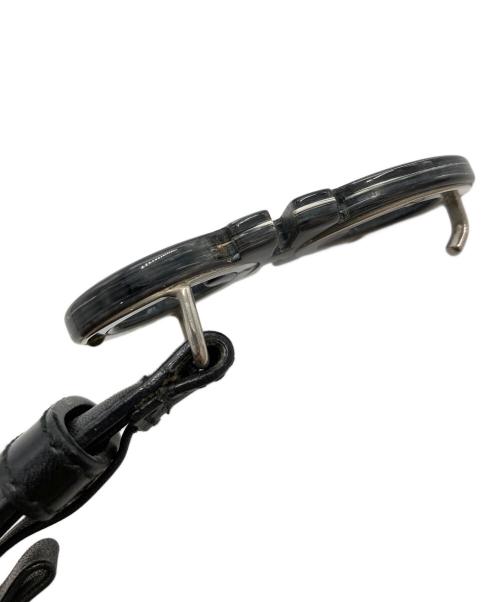 Salvatore Ferragamo（サルヴァトーレ フェラガモ）Salvatore Ferragamo (サルヴァトーレ フェラガモ) ダブルガンチーニレザーベルト ブラックの古着・服飾アイテム