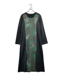 tricot COMME des GARCONS（トリココムデギャルソン）の古着「[古着]90's ウール切替ワンピース」｜グレー