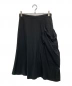 Y'sワイズ）の古着「コードラップスカート」｜ブラック