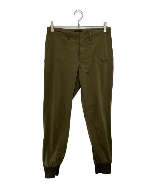 Y's（ワイズ）Y's (ワイズ) 裾ジップイージーパンツ カーキ サイズ:1の古着・服飾アイテム