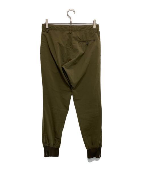 Y's（ワイズ）Y's (ワイズ) 裾ジップイージーパンツ カーキ サイズ:1の古着・服飾アイテム
