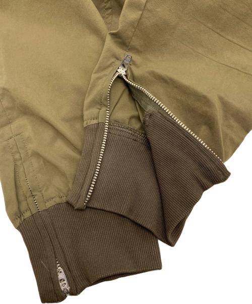 Y's（ワイズ）Y's (ワイズ) 裾ジップイージーパンツ カーキ サイズ:1の古着・服飾アイテム