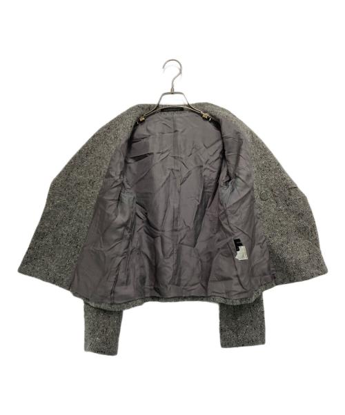 yohji yamamoto+noir（ヨウジヤマモトプリュスノアール）yohji yamamoto+noir (ヨウジヤマモトプリュスノアール) ツイードダブルジャケット グレー サイズ:1の古着・服飾アイテム