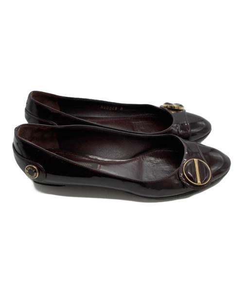 LOUIS VUITTON（ルイ ヴィトン）LOUIS VUITTON (ルイ ヴィトン) エナメルパンプス バーガンディー サイズ:34 ½の古着・服飾アイテム