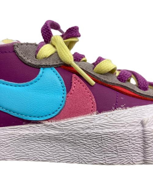 NIKE（ナイキ）NIKE (ナイキ) sacai (サカイ) Blazer Low パープル サイズ:23の古着・服飾アイテム